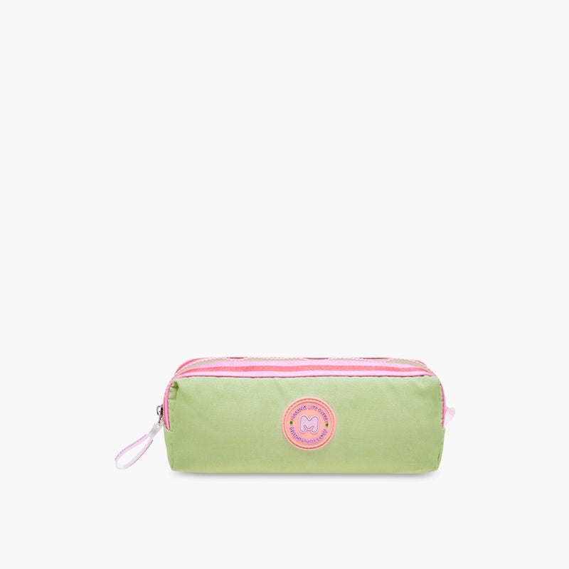 MARSHMALLOW Pouch-Fresky -1 Cmprt-Girls- (Polyester) Green \ 22X8X7 - Image 1
